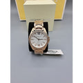 Michael Kors Whitney Quartz White Dial Rose Gold Steel Strap Watch For Women - MK6694