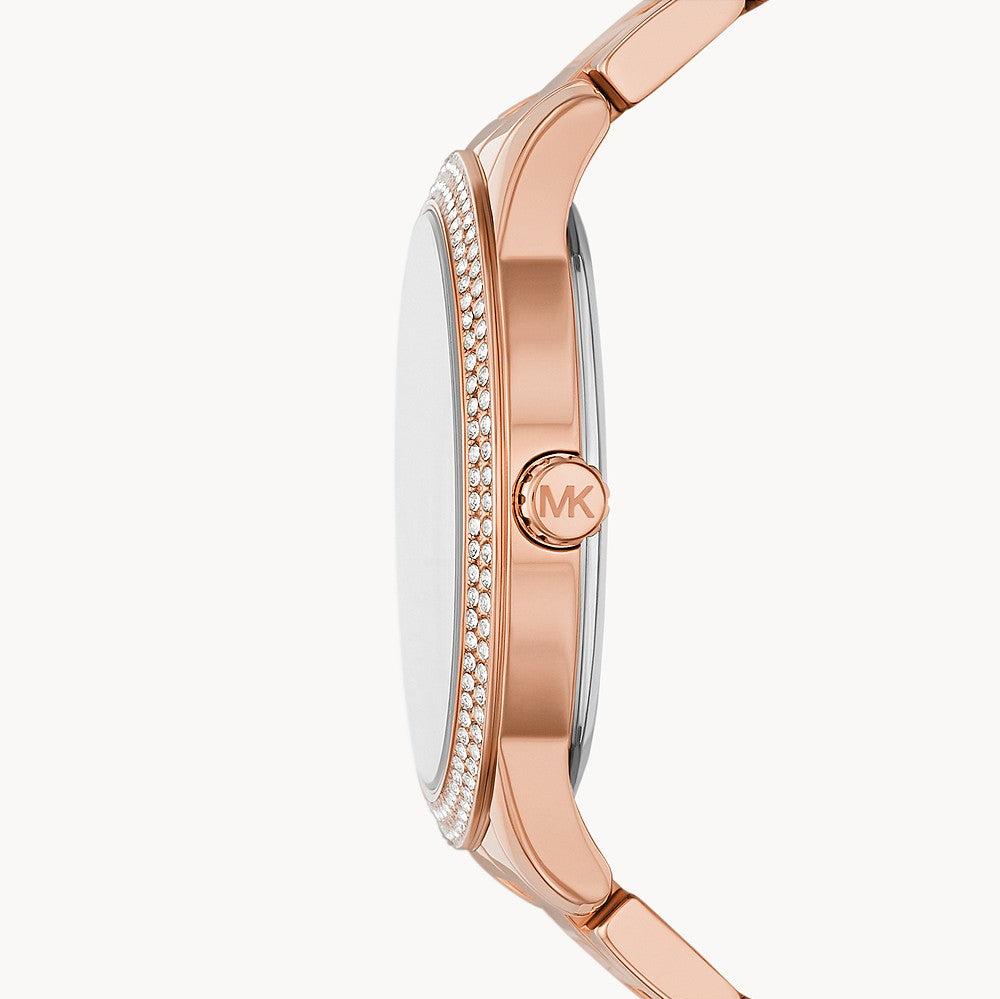 Michael Kors Tibby Quartz Rose Gold Dial Rose Gold Steel Strap Watch For Women - MK6880