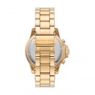 Michael Kors Everest Chronograph Gold Dial Gold Steel Strap Watch For Women - MK7210