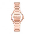 Michael Kors Mini Camille Multifunction Rose Gold Dial Rose Gold Steel Strap Watch For Women - MK7273