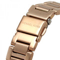 Michael Kors Mini Camille Multifunction Rose Gold Dial Rose Gold Steel Strap Watch For Women - MK7273