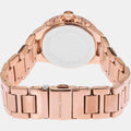 Michael Kors Mini Camille Multifunction Rose Gold Dial Rose Gold Steel Strap Watch For Women - MK7273