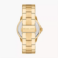 Michael Kors Bryn Quartz Gold Dial Gold Steel Strap Watch For Women - MK7317