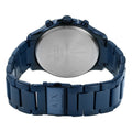 Armani Exchange Hampton Chronograph Blue Dial Blue Steel Strap Watch For Men - AX2430