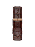 Guess Gadget Brown Dial Brown Leather Strap Watch for Men - GW0570G2