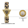 Guess Fame Quartz Animal Print Dial Multicolor Leather Strap Watch For Women - GW0504L3