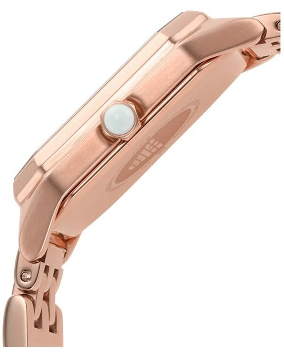 Emporio Armani Gioia Quartz Mother of Pearl Dial Rose Gold Steel Strap Watch For Women - AR11389