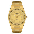 Tissot PRX Gold Dial Gold Steel Strap Watch for Men - T137.210.33.021.00
