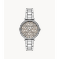 Michael Kors Pyper Grey Dial Silver Steel Strap Watch For Women - MK4672