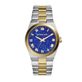 Michael Kors Channing Blue Dial Two Tone Steel Strap Watch For Women - MK5893