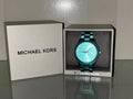 Michael Kors Slim Runway Blue Dial Blue Steel Strap Watch For Women - MK4525