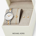 Michael Kors Pyper Quartz Silver Dial Two Tone Steel Strap Watch For Women - MK1041