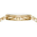 Michael Kors Cinthia Quartz Gold Dial Gold Steel Strap Watch For Women - MK3681