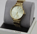 Michael Kors Jaryn Analog Quartz Gold Dial Gold Steel Strap Watch For Women - MK3500