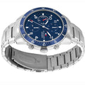 Tommy Hilfiger Jimmy Chronograph Quartz Blue Dial Silver Steel Strap Watch For Men - 1791949