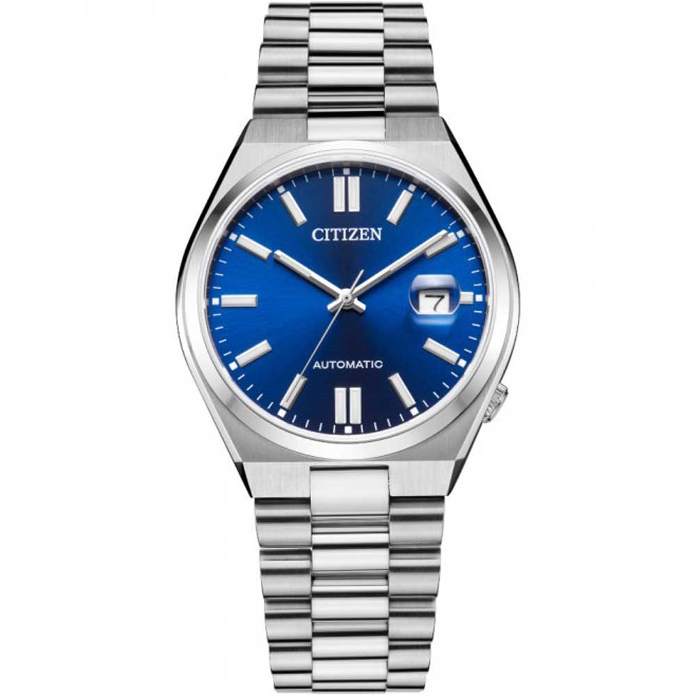 Citizen Tsuyosa Automatic Blue Dial Silver Steel Strap Watch For Men - NJ0150-81L