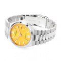 Citizen Tsuyosa Automatic Yellow Dial Silver Steel Strap Watch for Men - NJ0150-81Z