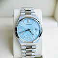 Citizen Tsuyosa Automatic Turquoise Dial Silver Steel Strap Watch For Men - NJ0151-88M