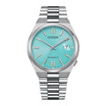 Citizen Tsuyosa Automatic Turquoise Dial Silver Steel Strap Watch For Men - NJ0151-88M