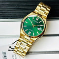 Citizen Tsuyosa Automatic Green Dial Gold Steel Strap Watch For Men - NJ0152-51X