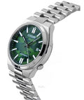 Citizen Tsuyosa Camouflage Green Dial Silver Steel Strap Watch For Men - NJ0159-86X