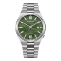 Citizen Tsuyosa Camouflage Green Dial Silver Steel Strap Watch For Men - NJ0159-86X