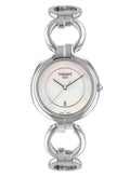 Tissot T Trend Flamingo Mother of Pearl White Dial Silver Steel Strap Watch for Women - T094.210.11.116.00