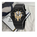 Maserati Potenza Skeleton Limited Edition Black Dial Black Leather Strap Watch For Men - R8821108027