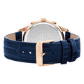 Tommy Hilfiger Weston Chronograph Quartz Blue Dial Blue Leather Strap Watch For Men - 1710503