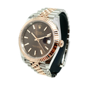 Rolex Datejust 41 Oyster Chocolate Dial Two Tone Oystersteel & Everose Gold Jubilee Bracelet Watch for Men - M126331-0002