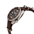 Seiko 5 Sport Automatic Brown Dial Brown Nylon Strap Watch For Men - SRPD85K1