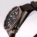 Seiko 5 Sport Automatic Brown Dial Brown Nylon Strap Watch For Men - SRPD85K1