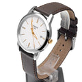 Tissot T Classic Dream White Dial Brown Leather Strap Watch for Men - T033.410.26.011.01