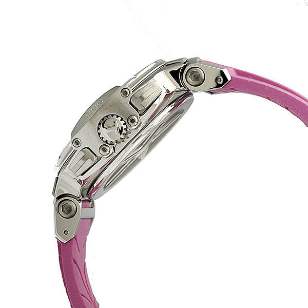 Tissot T Race Chronograph White Dial Pink Rubber Strap Watch for Women - T048.217.17.017.01