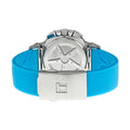 Tissot T Race Chronograph White Dial Blue Rubber Strap Watch for Women - T048.217.17.017.02