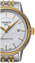 Tissot T Classic Carson Automatic White Dial Two Tone Steel Strap Watch for Men - T085.407.22.011.00