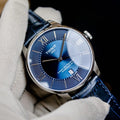 Tissot Chemin Des Tourelles Powermatic 80 Blue Dial Blue Leather Strap Watch for Men - T099.407.16.048.00