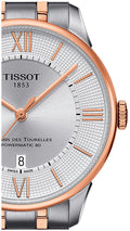 Tissot Chemin Des Tourelles Automatic Silver Dial Two Tone Steel Strap Watch for Men - T099.407.22.038.02