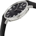 Tissot T Classic Dream Black Dial Black Leather Strap Watch for Men - T122.410.16.053.00