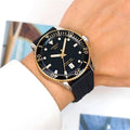 Tissot Seastar 1000 Black Dial Black Rubber Strap Watch For Men - T120.410.27.051.00