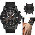 Tissot Supersport Chrono Grey Dial Black Nylon Strap Watch For Men - T125.617.36.081.00