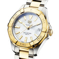 Tag Heuer Aquaracer Silver Dial Two Tone Steel Strap Watch for Women - WBD1120.BB0930