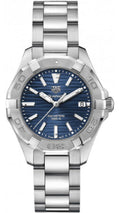 Tag Heuer Aquaracer Blue Dial Silver Steel Strap Watch for Women - WBD131D.BA0748