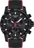 Tissot Supersport Chrono Giro D'Italia Black Dial Black Nylon Strap Watch for Men - T125.617.37.051.00