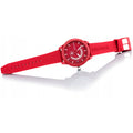 Tommy Hilfiger Denim Quartz Red Dial Red Rubber Strap Watch for Men - 1791480