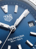 Tag Heuer Aquaracer Blue Dial Silver Steel Strap Watch for Women - WBD1412.BA0741