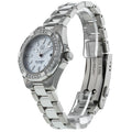 Tag Heuer Aquaracer Diamonds Mother of Pearl White Dial Silver Steel Strap Watch for Women - WBD1413.BA0741