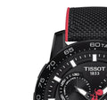 Tissot Supersport Chrono Giro D'Italia Black Dial Black Nylon Strap Watch for Men - T125.617.37.051.00