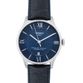 Tissot Chemin Des Tourelles Powermatic 80 Blue Dial Blue Leather Strap Watch for Men - T099.407.16.048.00