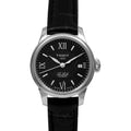 Tissot Le Locle Automatic Black Dial Black Leather Strap Watch for Women - T41.1.123.57